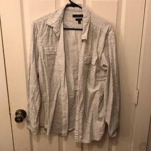 Grey patterned Marc Anthony button down